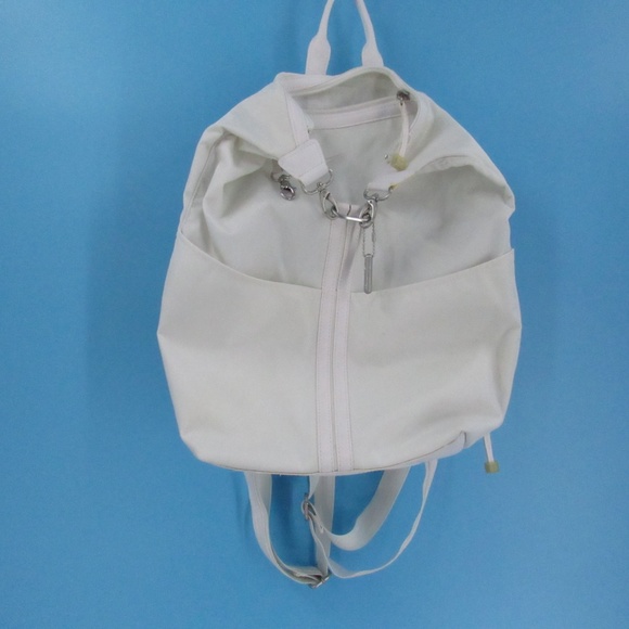 Nike Handbags - NIKE White Front Clip Backpack